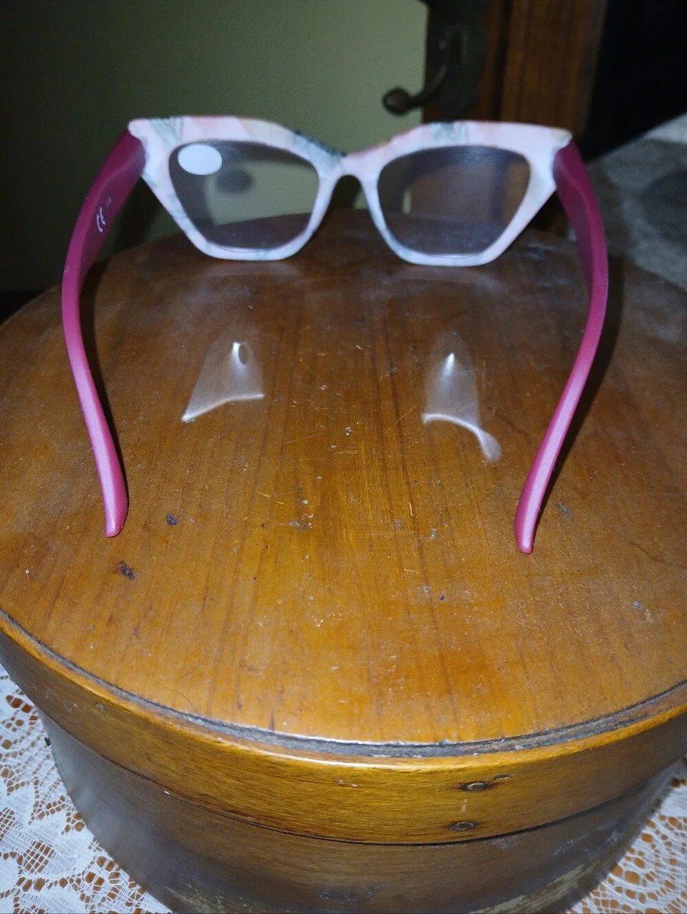 Marble Print Cat Eye Trendy Reading Glasses 1.5
